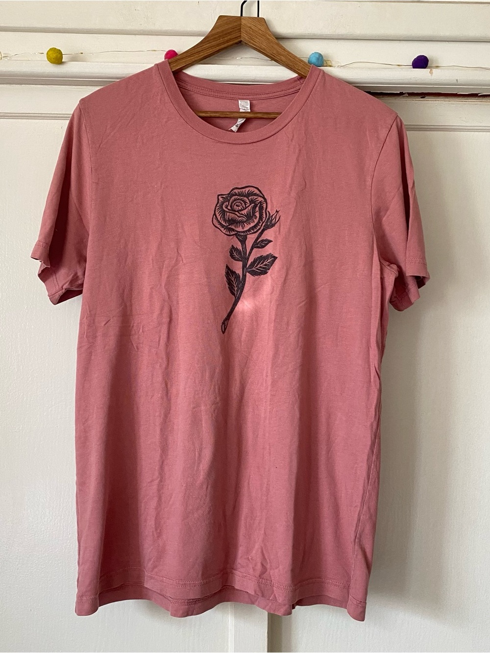 Pink Rose Graphic Tee